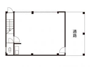 若原ビル 1F間取り図